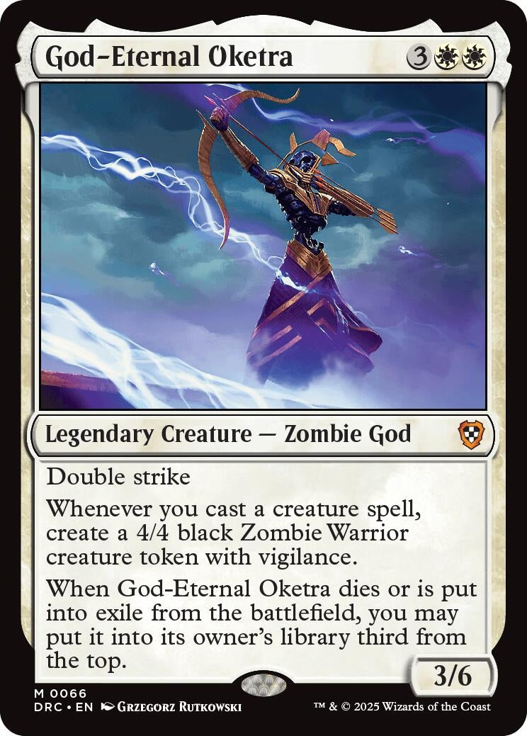 Image for God-Eternal Oketra (66) [Aetherdrift] - Magic: The Gathering
