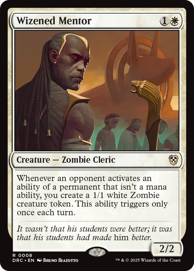 Image for Wizened Mentor (8) [Aetherdrift] - Magic: The Gathering