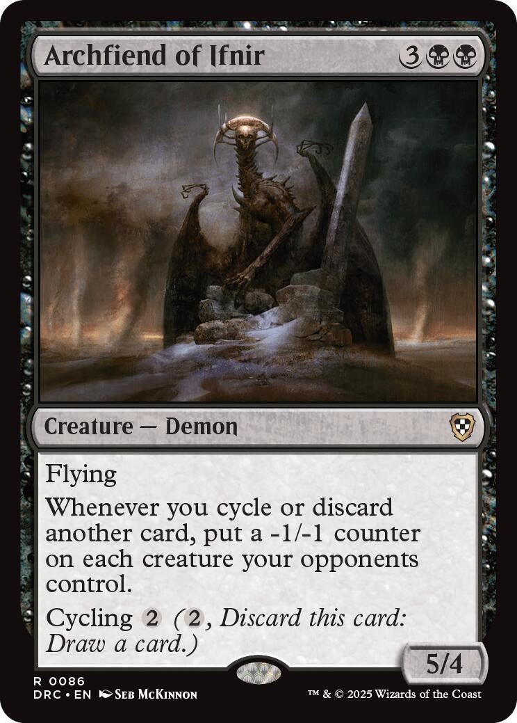 Image for Archfiend of Ifnir (86) [Aetherdrift] - Magic: The Gathering