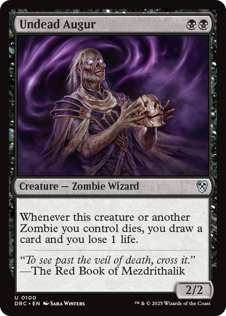 Image for Undead Augur (100) [Aetherdrift] - Magic: The Gathering