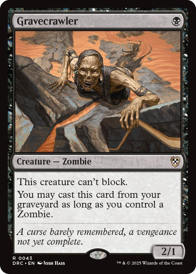 Image for Gravecrawler (43) [Aetherdrift] - Magic: The Gathering