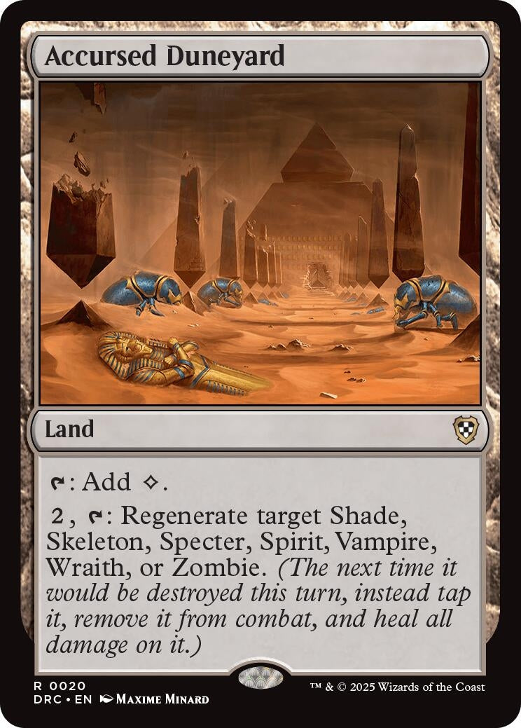 Image for Accursed Duneyard (20) [Aetherdrift] - Magic: The Gathering