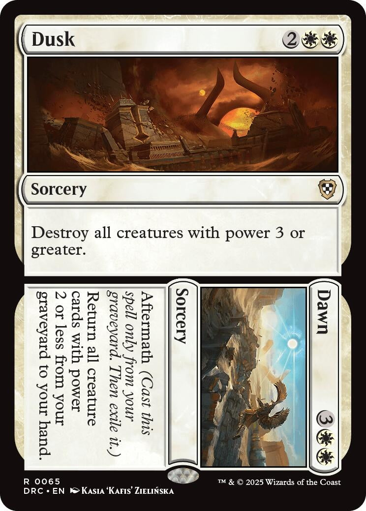 Image for Dusk // Dawn (65) [Aetherdrift] - Magic: The Gathering