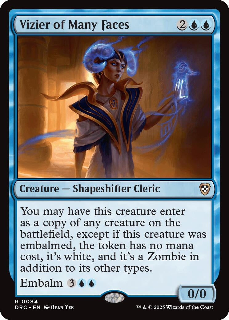 Image for Vizier of Many Faces (84) [Aetherdrift] - Magic: The Gathering