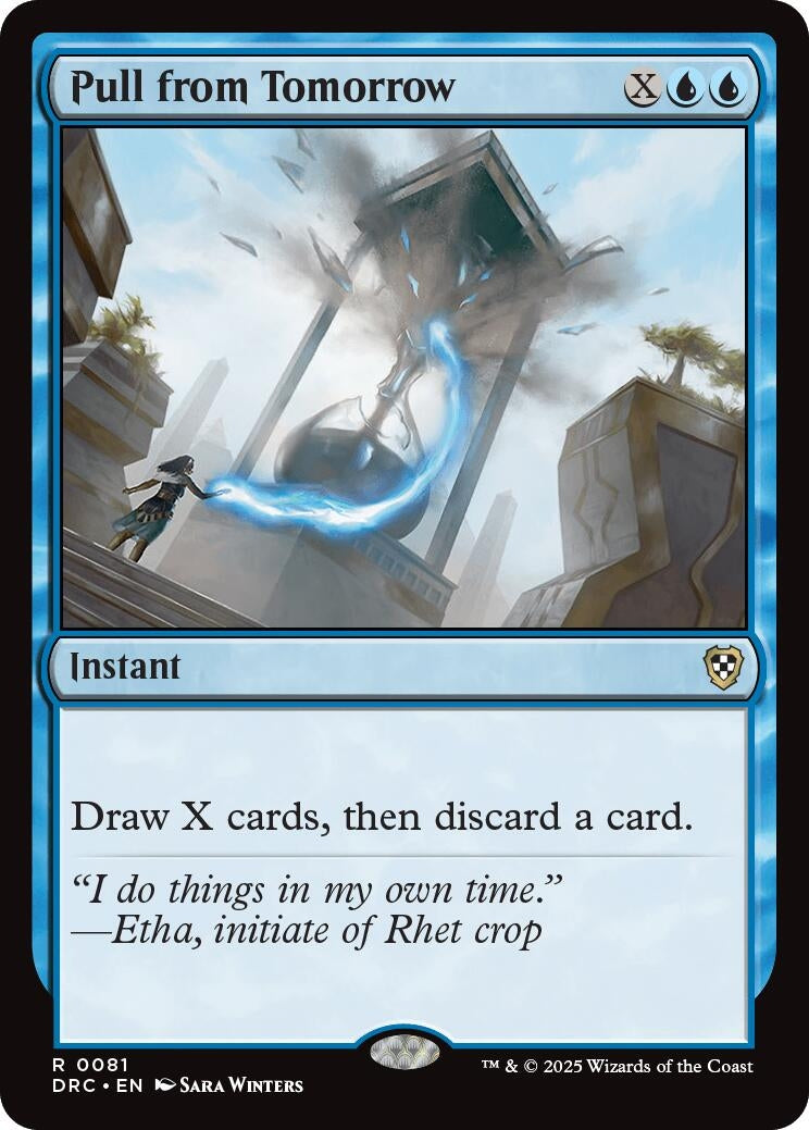 Image for Pull from Tomorrow (81) [Aetherdrift] - Magic: The Gathering