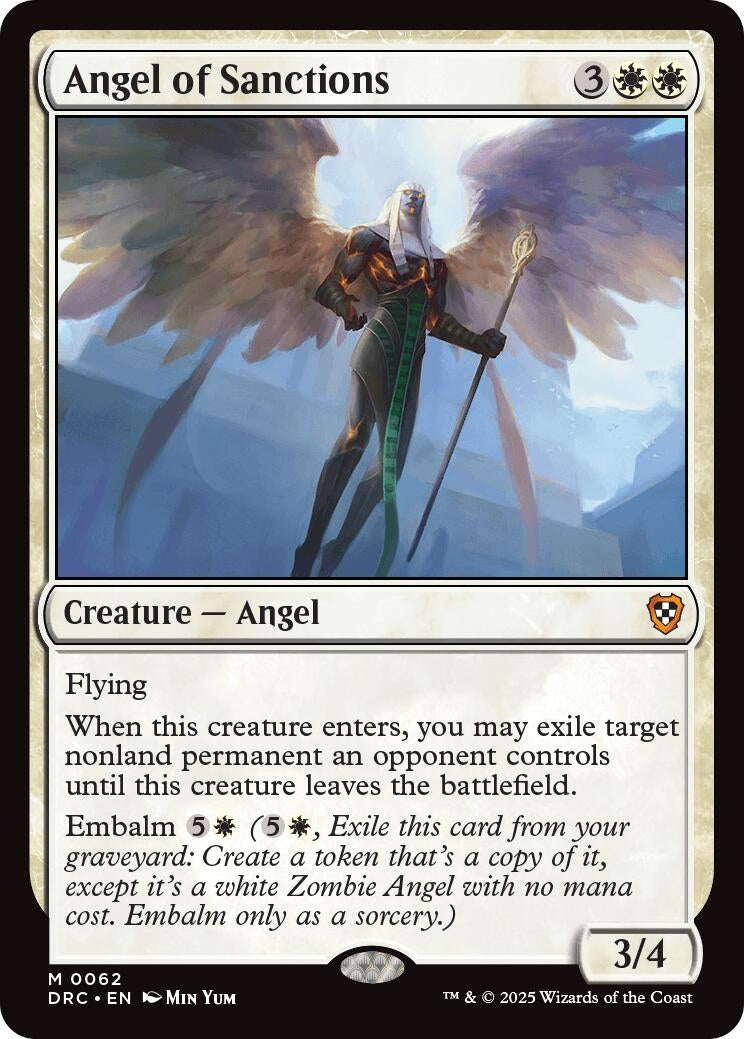 Image for Angel of Sanctions (62) [Aetherdrift] - Magic: The Gathering