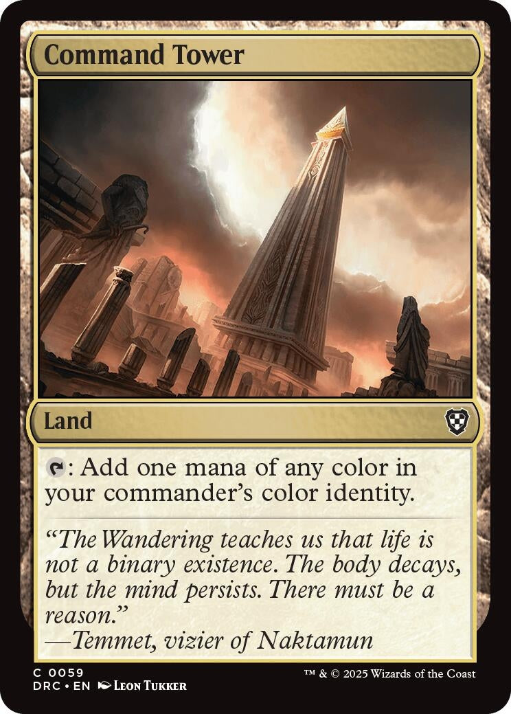 Image for Command Tower (0059) (59) [Aetherdrift] - Magic: The Gathering