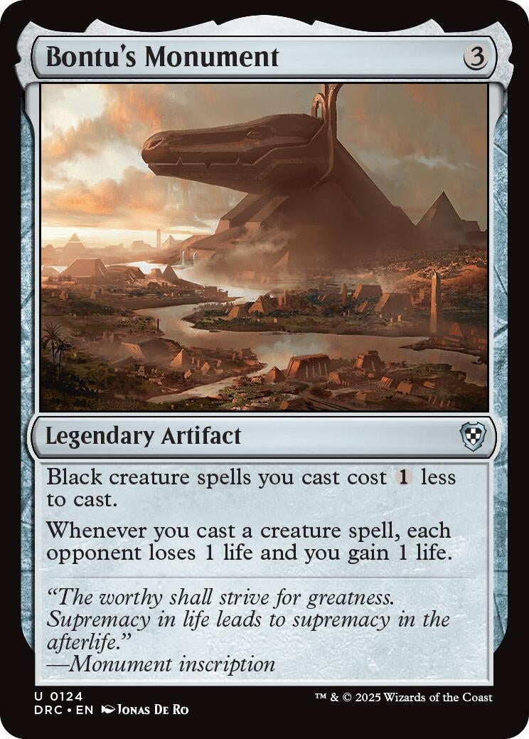 Image for Bontu's Monument (124) [Aetherdrift] - Magic: The Gathering