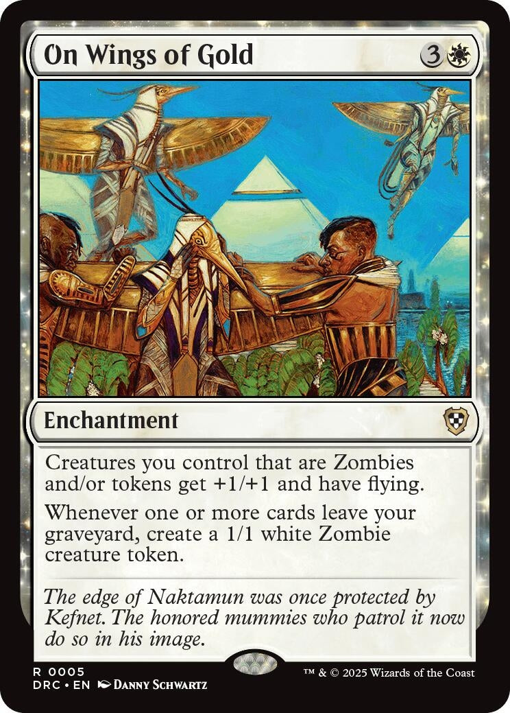 Image for On Wings of Gold (5) [Aetherdrift] - Magic: The Gathering