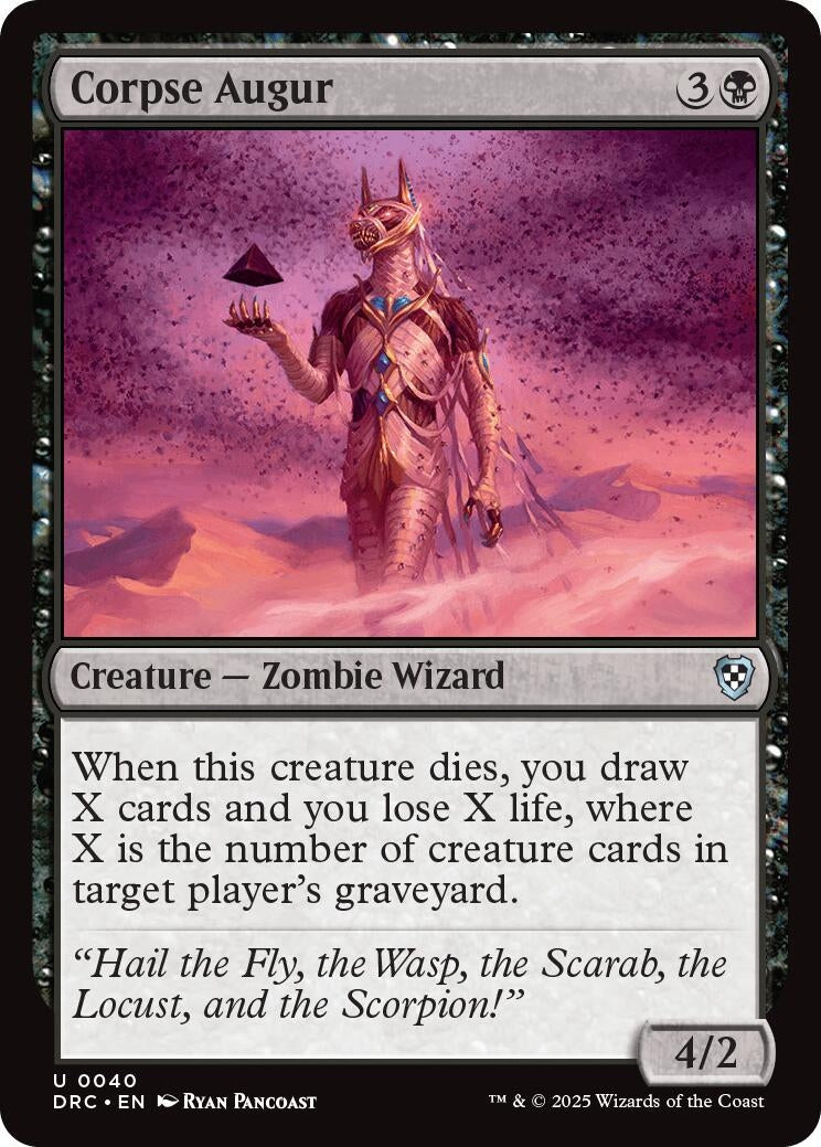 Image for Corpse Augur (40) [Aetherdrift] - Magic: The Gathering