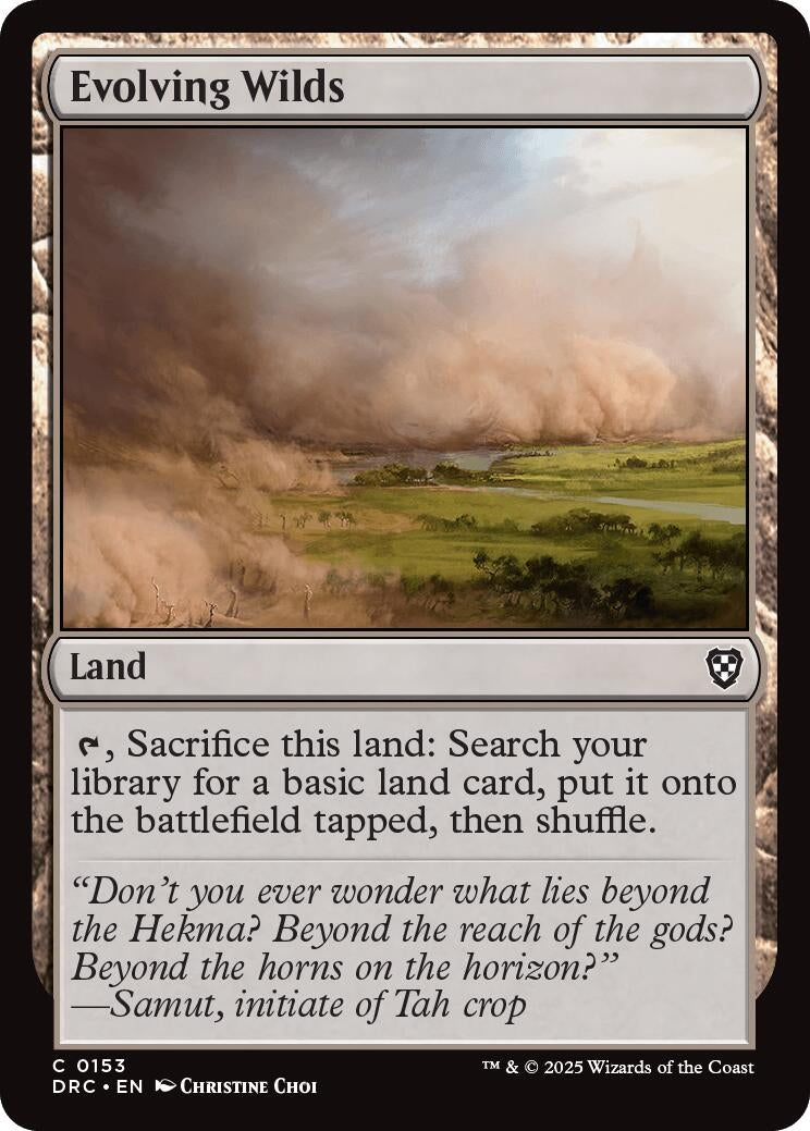 Image for Evolving Wilds (0153) (153) [Aetherdrift] - Magic: The Gathering