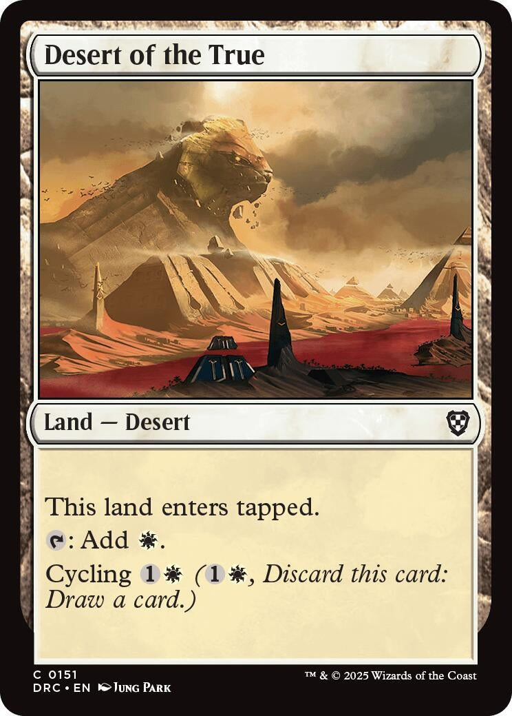 Image for Desert of the True (151) [Aetherdrift] - Magic: The Gathering