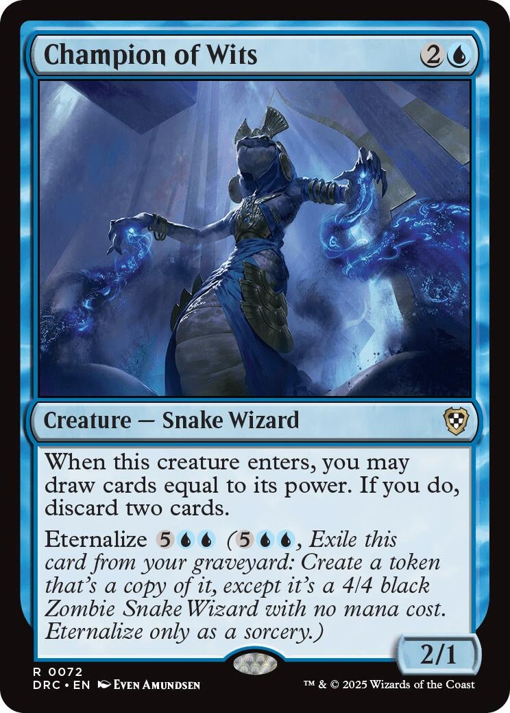Image for Champion of Wits (72) [Aetherdrift] - Magic: The Gathering