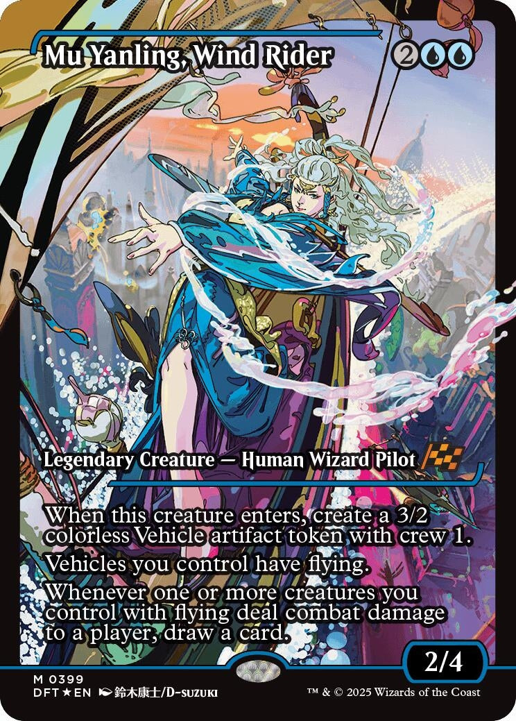 Image for Mu Yanling, Wind Rider (Showcase) (399) [Aetherdrift] - Magic: The Gathering