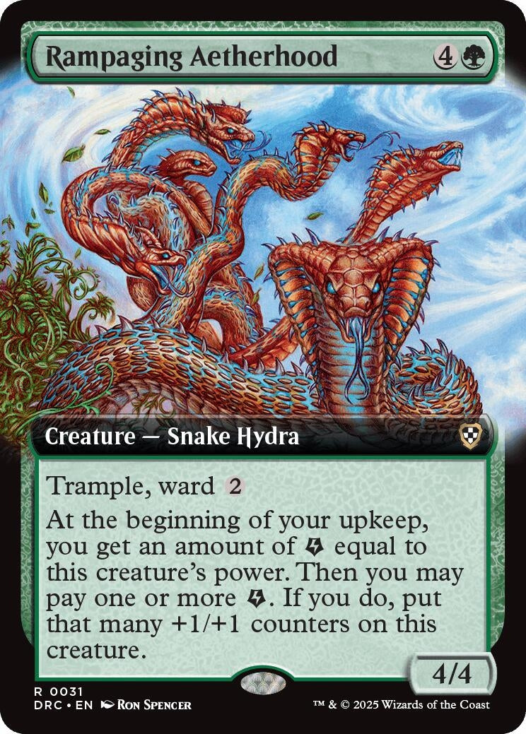 Image for Rampaging Aetherhood (Extended Art) (31) [Aetherdrift] - Magic: The Gathering