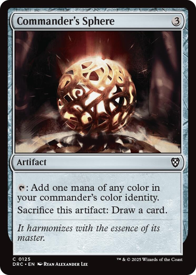 Image for Commander's Sphere (125) [Aetherdrift] - Magic: The Gathering