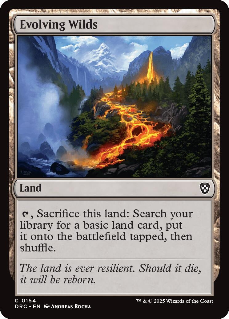 Image for Evolving Wilds (0154) (154) [Aetherdrift] - Magic: The Gathering
