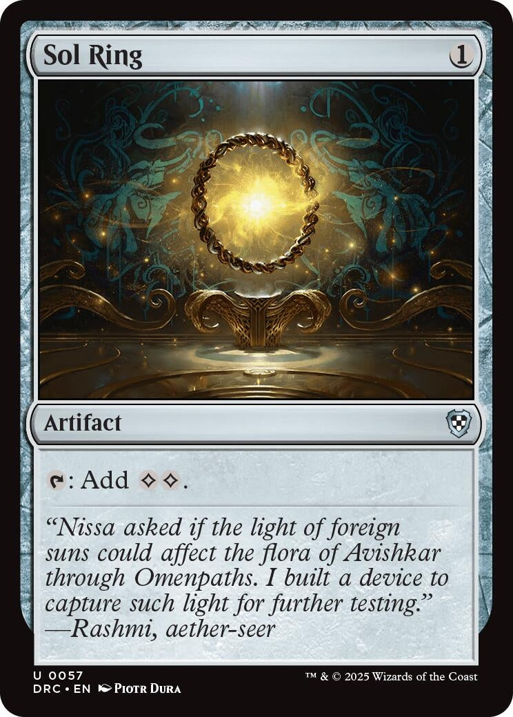 Image for Sol Ring (0057) (57) [Aetherdrift] - Magic: The Gathering