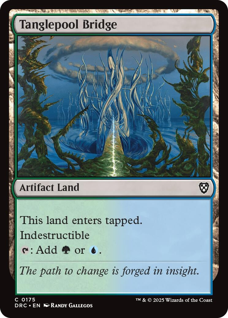 Image for Tanglepool Bridge (175) [Aetherdrift] - Magic: The Gathering
