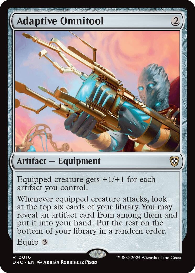 Image for Adaptive Omnitool (16) [Aetherdrift] - Magic: The Gathering