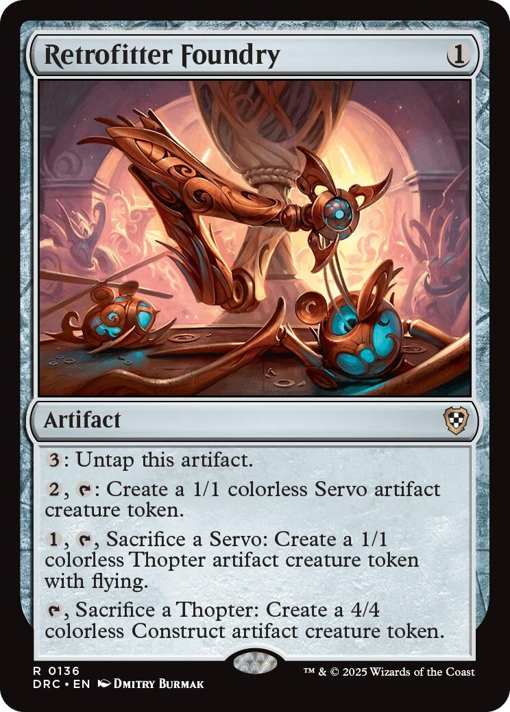 Image for Retrofitter Foundry (136) [Aetherdrift] - Magic: The Gathering
