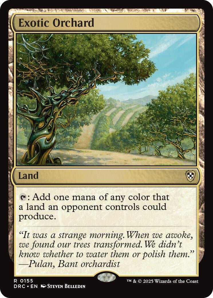 Image for Exotic Orchard (155) [Aetherdrift] - Magic: The Gathering