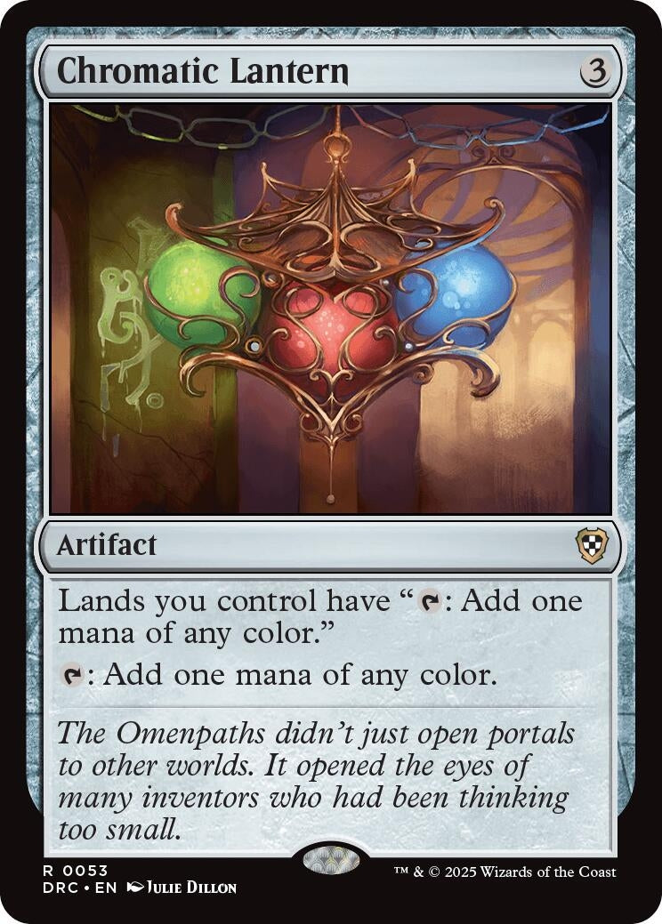 Image for Chromatic Lantern (53) [Aetherdrift] - Magic: The Gathering