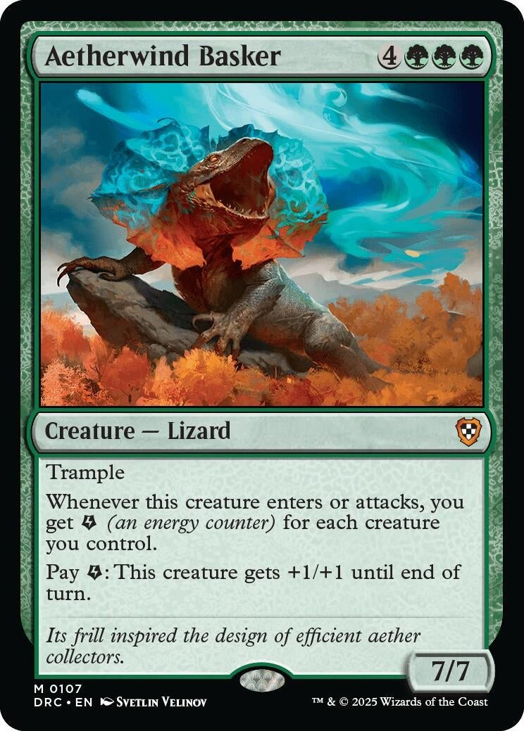 Image for Aetherwind Basker (107) [Aetherdrift] - Magic: The Gathering