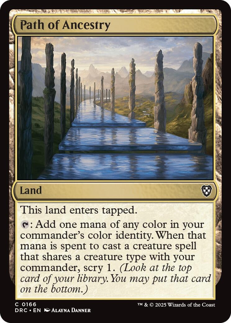 Image for Path of Ancestry (0166) (166) [Aetherdrift] - Magic: The Gathering