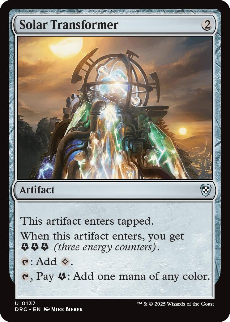 Image for Solar Transformer (137) [Aetherdrift] - Magic: The Gathering