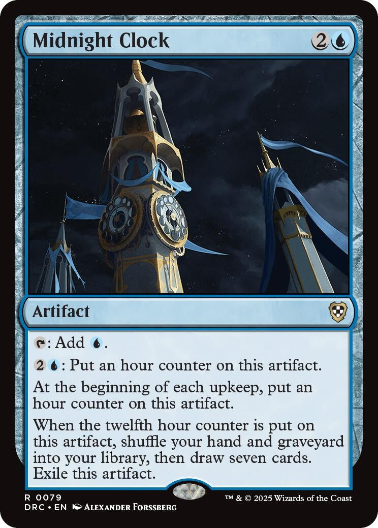 Image for Midnight Clock (79) [Aetherdrift] - Magic: The Gathering