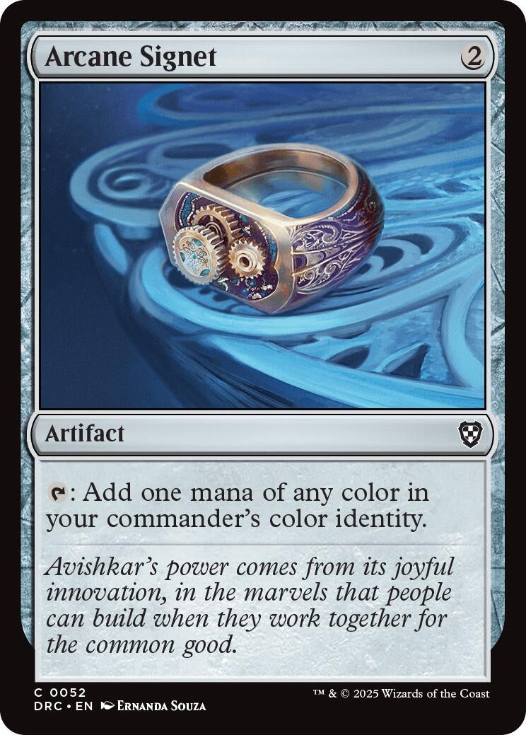 Image for Arcane Signet (0052) (52) [Aetherdrift] - Magic: The Gathering