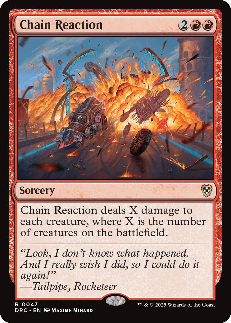 Image for Chain Reaction (47) [Aetherdrift] - Magic: The Gathering