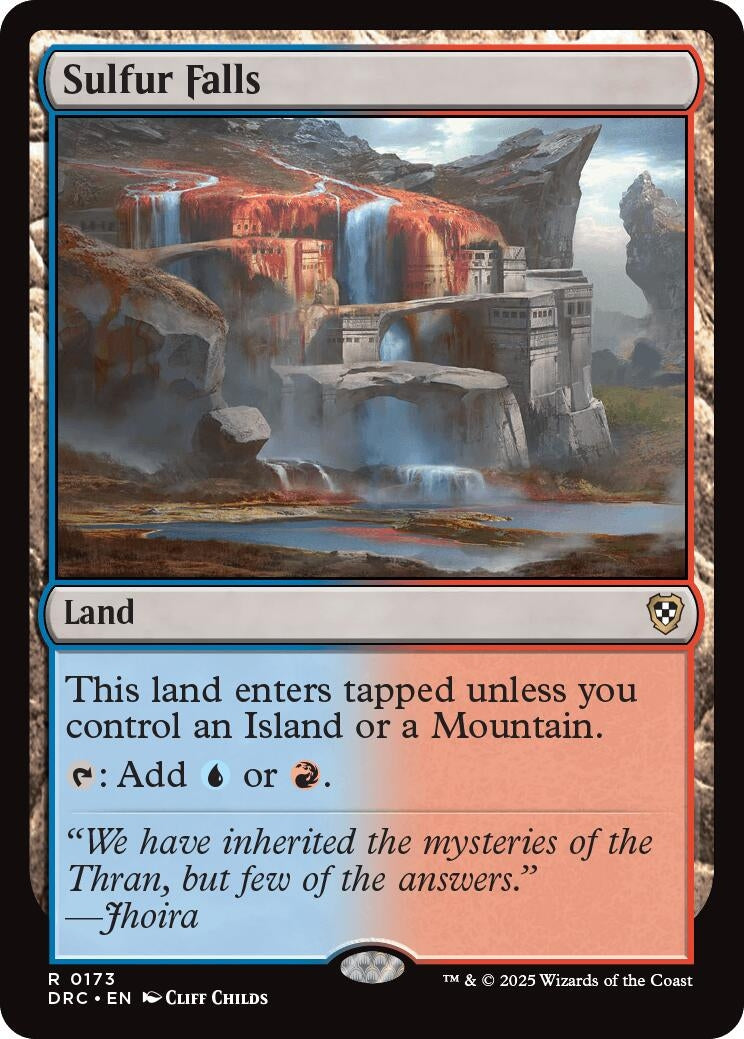 Image for Sulfur Falls (173) [Aetherdrift] - Magic: The Gathering