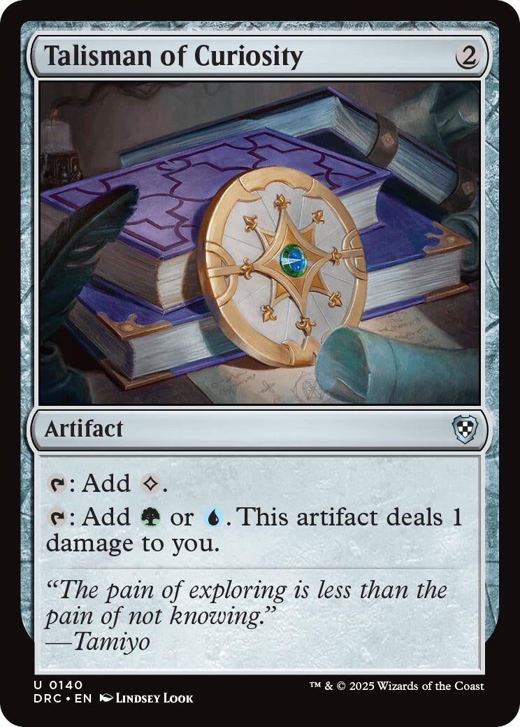 Image for Talisman of Curiosity (140) [Aetherdrift] - Magic: The Gathering