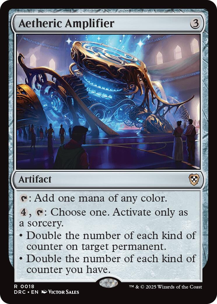 Image for Aetheric Amplifier (18) [Aetherdrift] - Magic: The Gathering