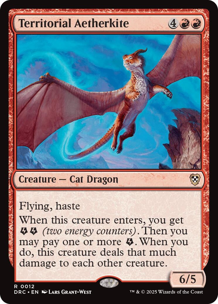 Image for Territorial Aetherkite (12) [Aetherdrift] - Magic: The Gathering