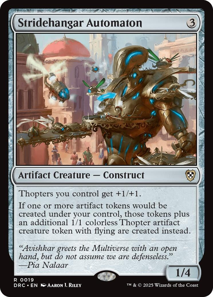 Image for Stridehangar Automaton (19) [Aetherdrift] - Magic: The Gathering