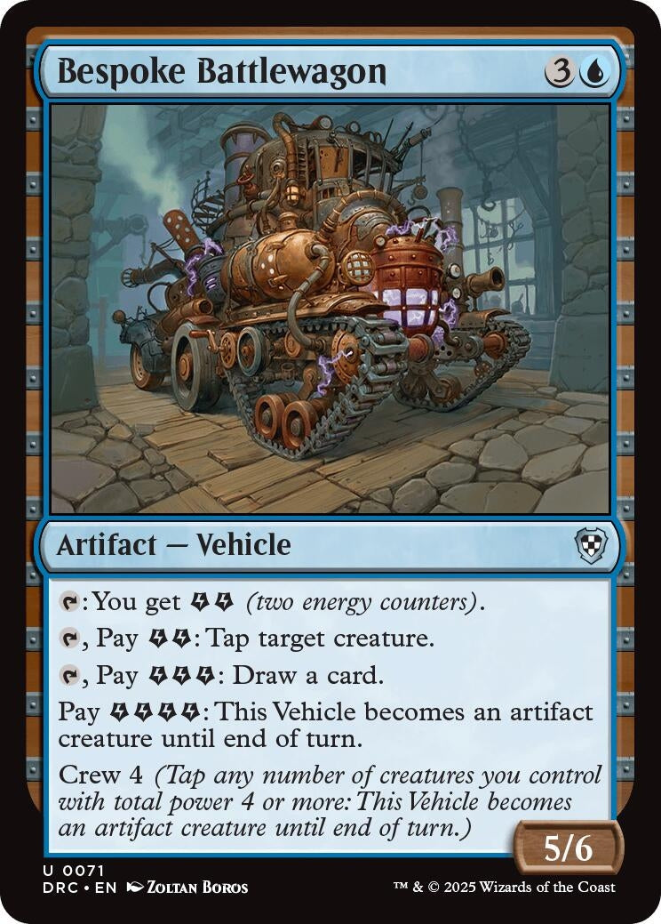 Image for Bespoke Battlewagon (71) [Aetherdrift] - Magic: The Gathering