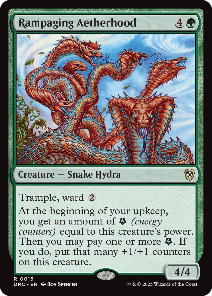Image for Rampaging Aetherhood (15) [Aetherdrift] - Magic: The Gathering