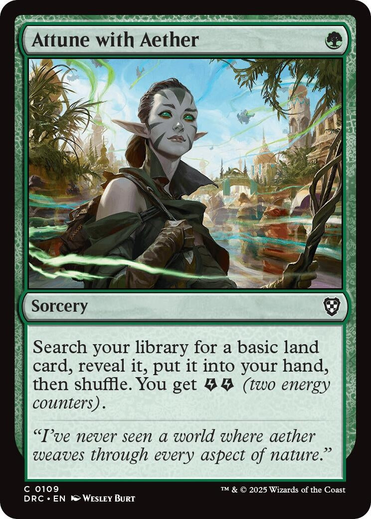 Image for Attune with Aether (109) [Aetherdrift] - Magic: The Gathering