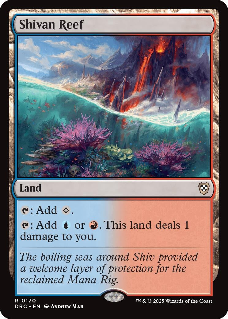 Image for Shivan Reef (170) [Aetherdrift] - Magic: The Gathering