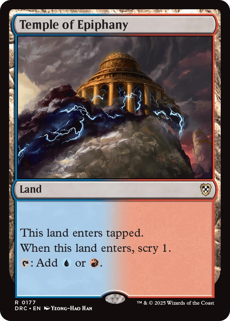 Image for Temple of Epiphany (177) [Aetherdrift] - Magic: The Gathering