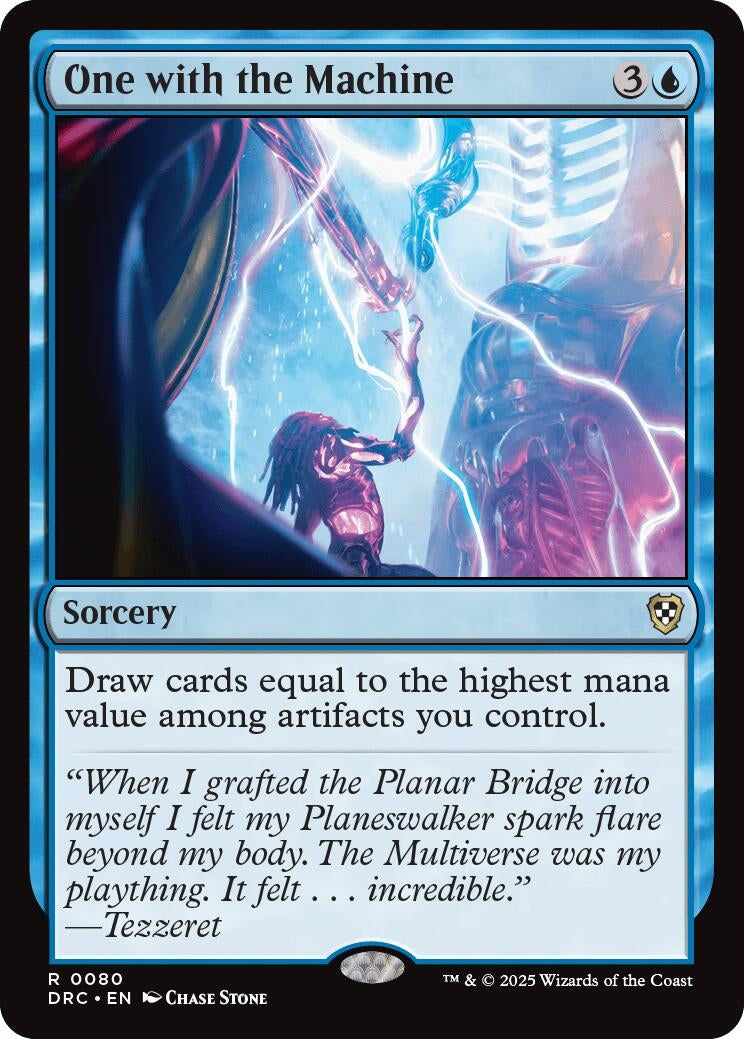 Image for One with the Machine (80) [Aetherdrift] - Magic: The Gathering