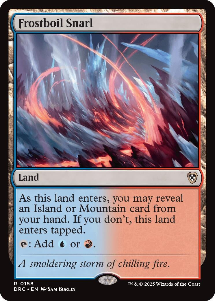 Image for Frostboil Snarl (158) [Aetherdrift] - Magic: The Gathering