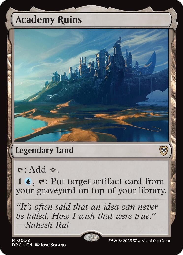 Image for Academy Ruins (58) [Aetherdrift] - Magic: The Gathering