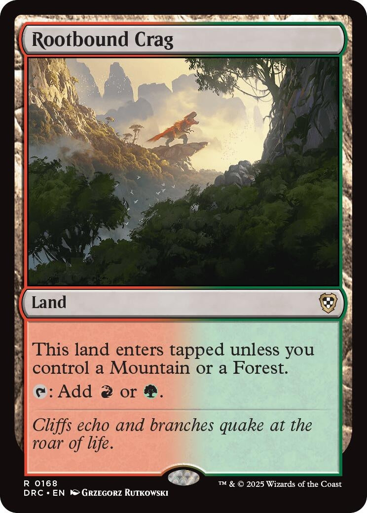Image for Rootbound Crag (168) [Aetherdrift] - Magic: The Gathering