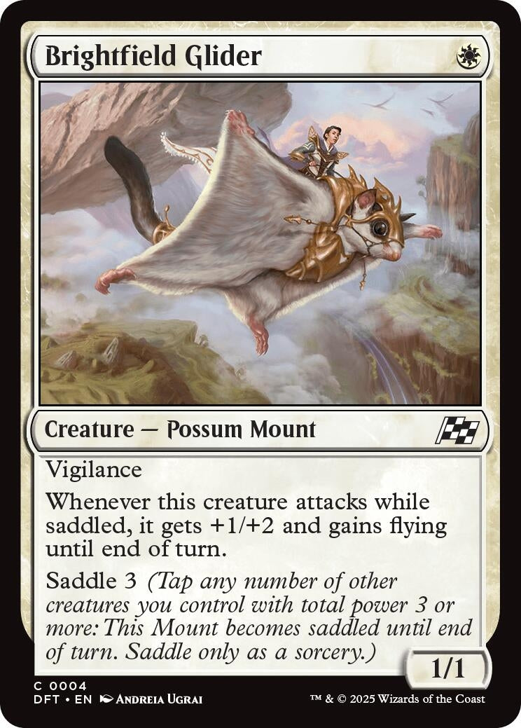 Image for Brightfield Glider (4) [Aetherdrift] - Magic: The Gathering