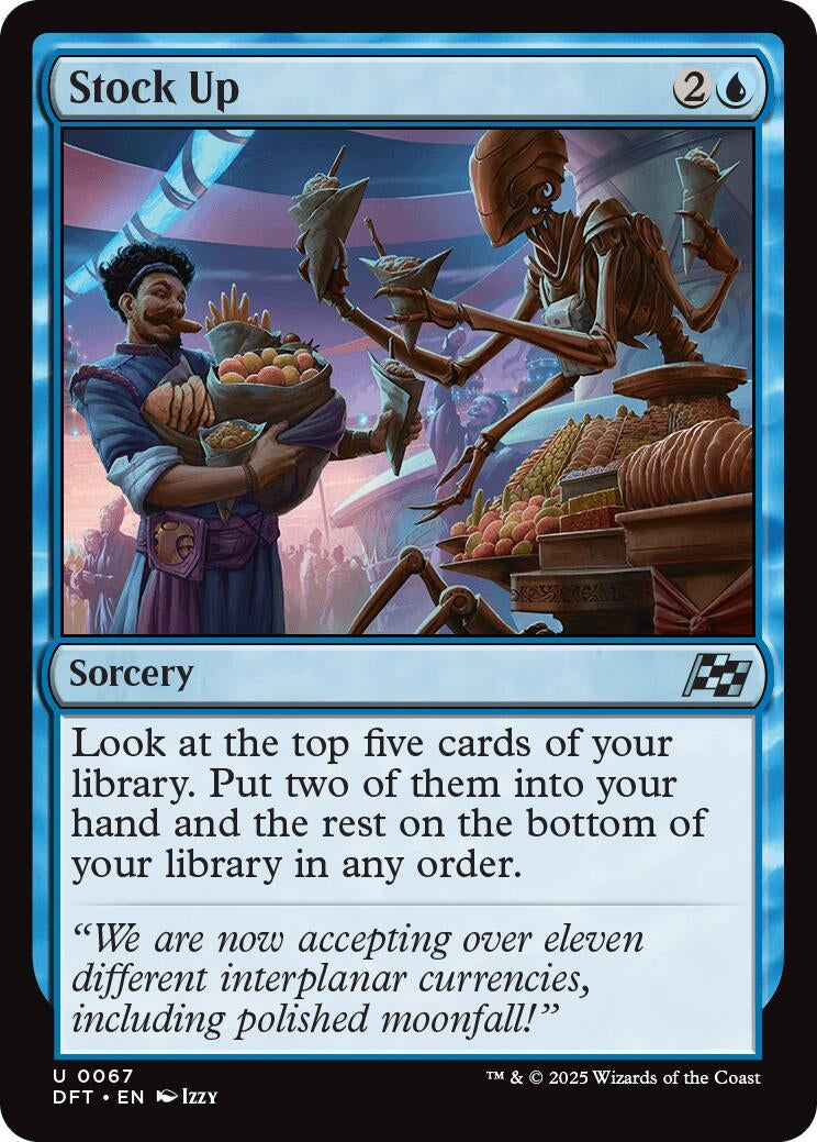 Image for Stock Up (67) [Aetherdrift] - Magic: The Gathering