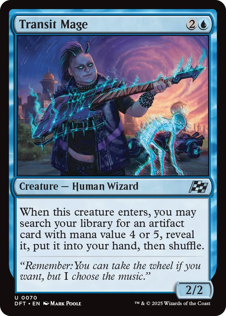 Image for Transit Mage (70) [Aetherdrift] - Magic: The Gathering